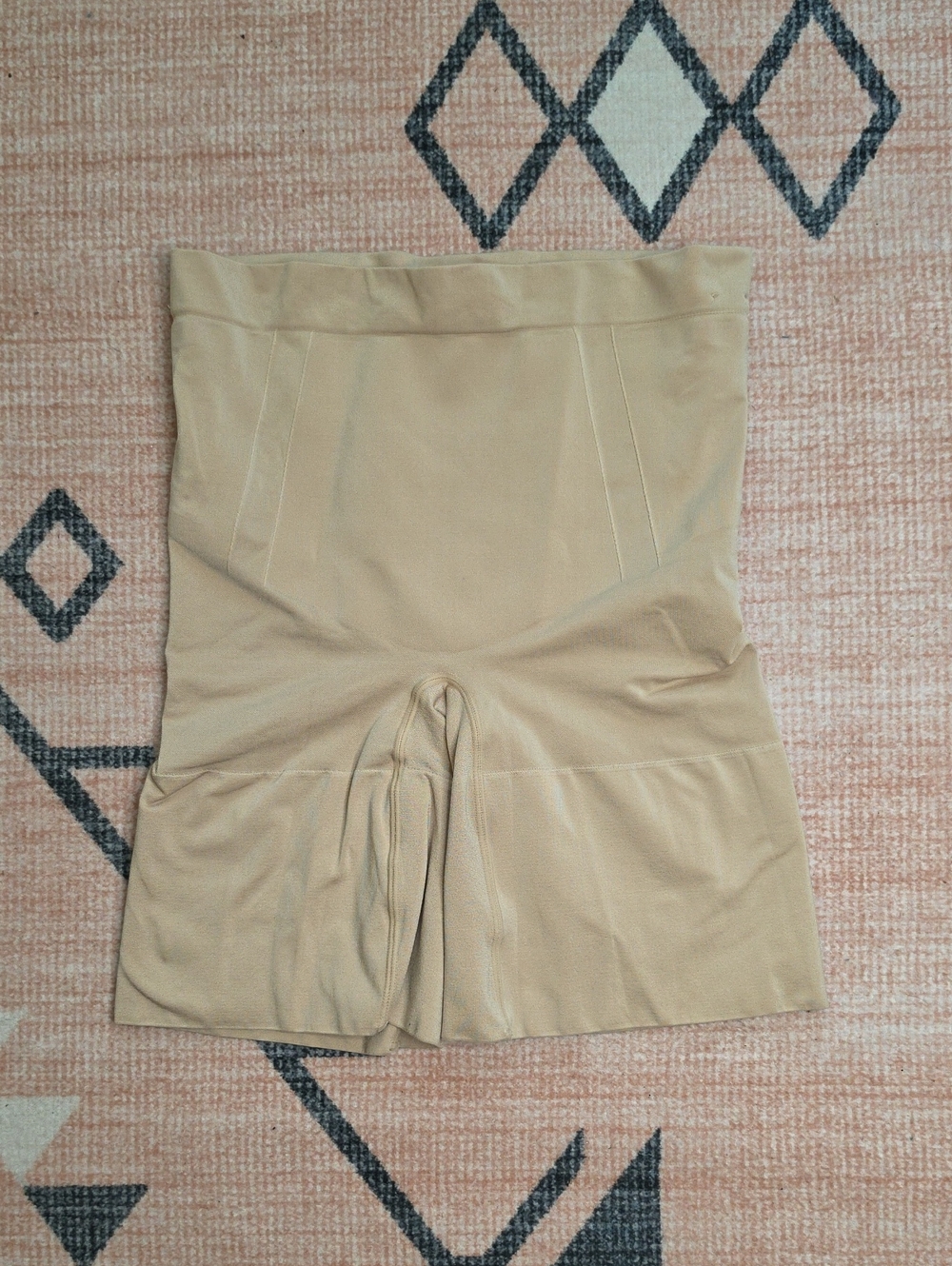 SPANX Nude High-Rise Mid-Thigh Shaper Shorts